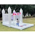 سرسره بادی و جامپینگ با استخر توپ سفید - تصویر 16