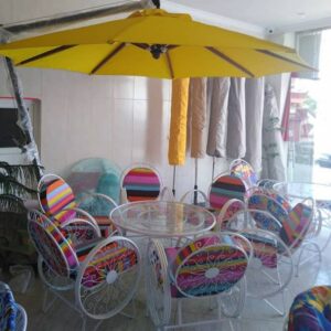 ست صندلی ویلایی 4 نفره طرح فرفوژه