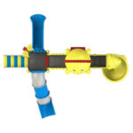 سرسره کودک فضای باز کد PS1214 - تصویر 4