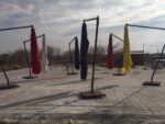 چتر پایه کنار چرخدار گرد قطر 4 متر - تصویر 2