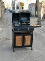 باربیکیو گازی پلوپزدار کابینتی 70سانت - تصویر 2