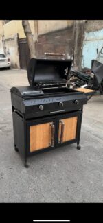 باربیکیو گازی پلوپزدار کابینتی 90 سانت - تصویر 3