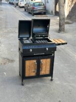 باربیکیو گازی پلوپزدار کابینتی 70سانت - تصویر 3