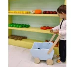 چرخ خرید چوبی کودک - تصویر 4