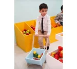 چرخ خرید چوبی کودک - تصویر 2